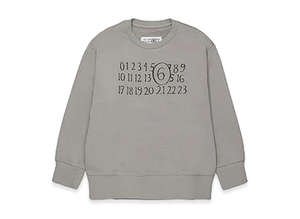 MM6 Maison Margiela Sweatshirt With Logo "Gray"