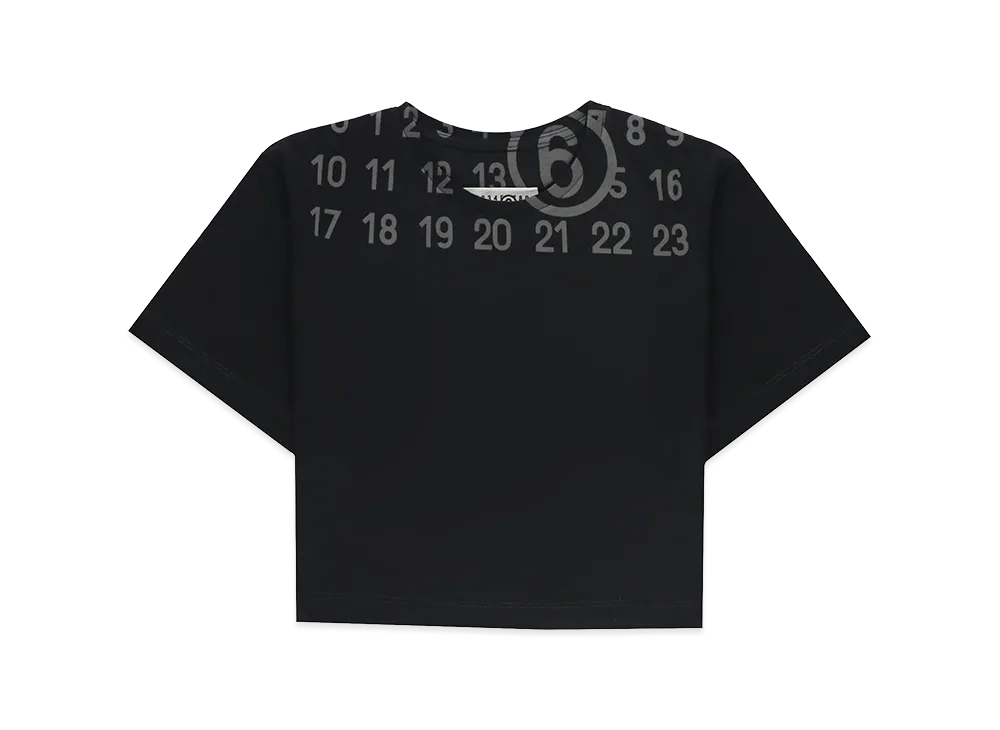 MM6 Maison Margiela Kids T-Shirts "Black"
