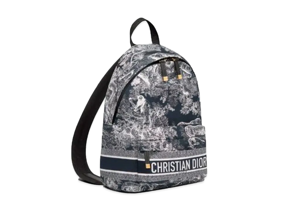 Dior Small Diortravel Backpack "Blue"