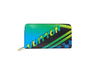 Louis Vuitton Zippy Wallet Race Epi "Blue"