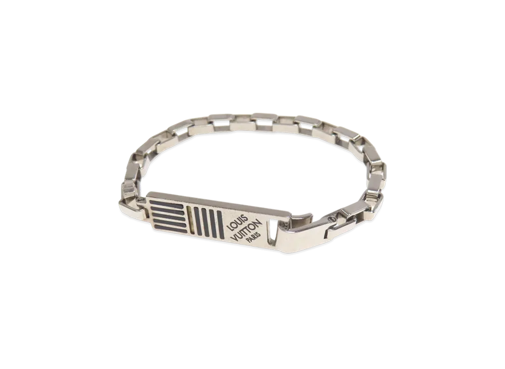 ルイヴィトン ダミエカラーズ チェーンブレスレット "シルバー" M62598