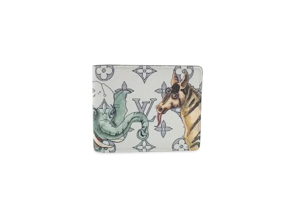 Louis Vuitton Multiple Wallet Chapman Brothers Monogram Savanna