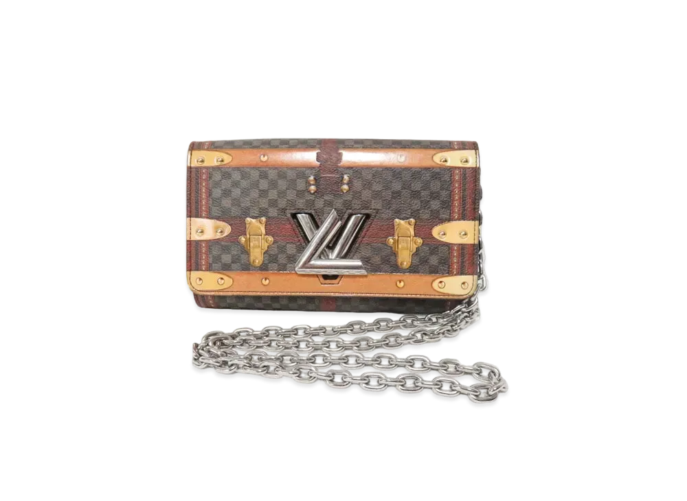Louis Vuitton Twist Chain Wallet Damier Time Trunk