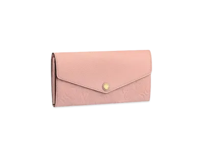 Louis Vuitton Sarah Wallet Monogram Empreinte "Rose Poodle"