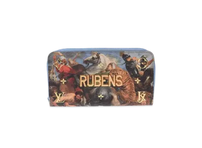 Louis Vuitton x Jeff Koons Zippy Wallet Peter Paul Rubens Monogram Celty Masters Collection