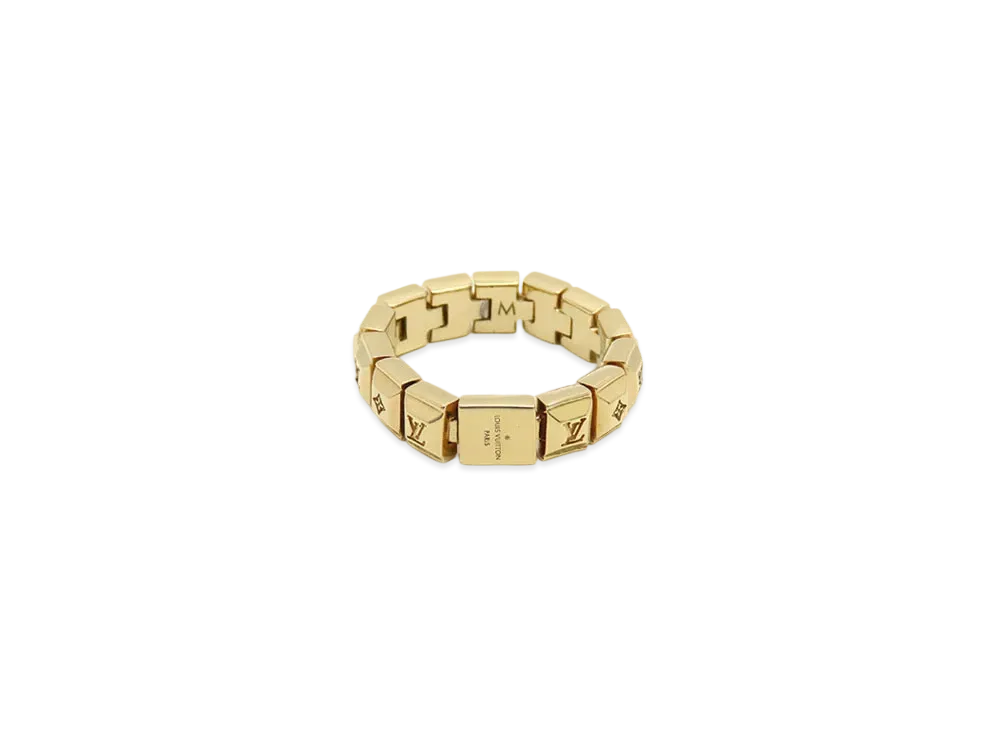 Louis Vuitton Nanogram Tennis Ring "Gold"