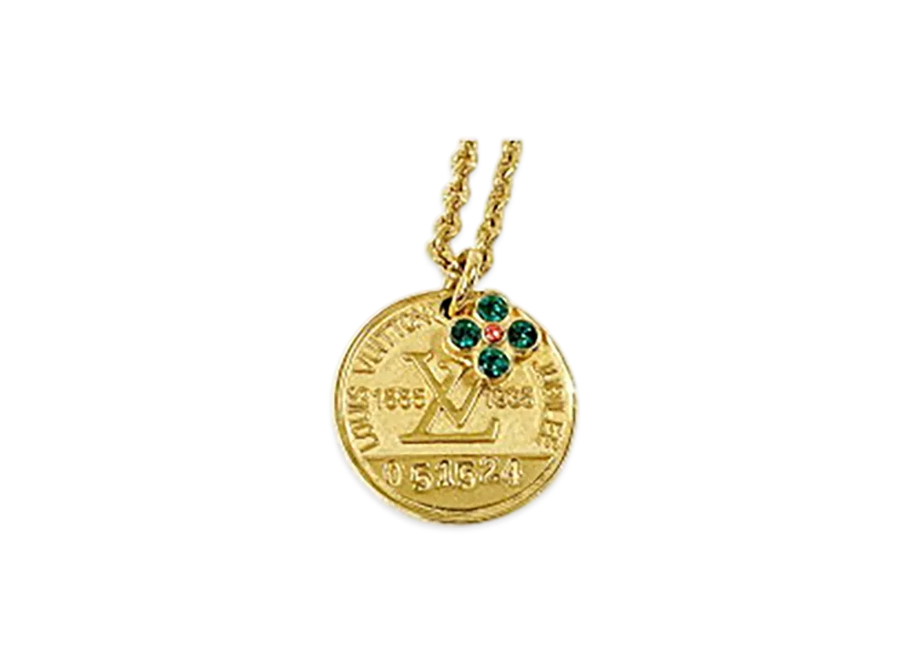 Louis Vuitton Collier Medal Miss Windsor GP Necklace "Gold"