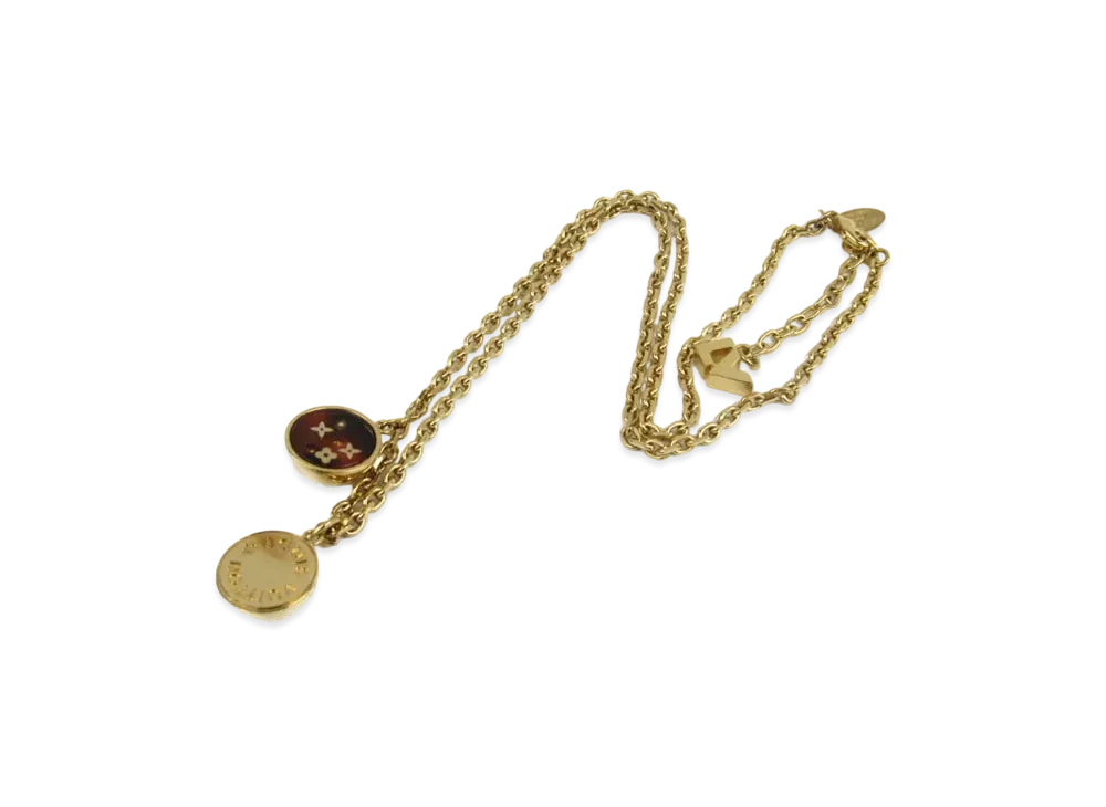 Louis Vuitton Inclusion Art Deco Necklace "Gold"