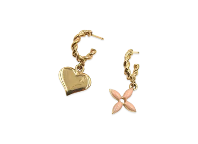 Louis Vuitton Boucles d'Oreilles Sweet Monogram "Gold/Pink"
