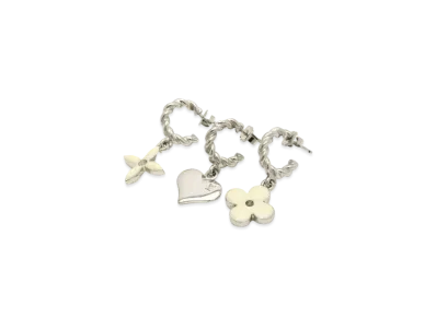 Louis Vuitton Sweet Monogram Earrings "Blanc"