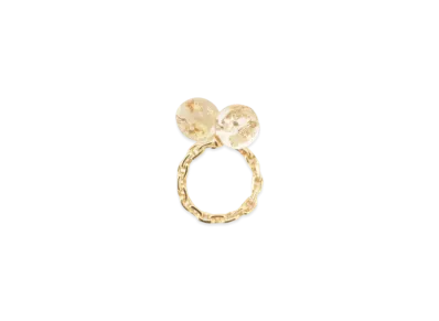 Louis Vuitton Ville Inclusion Fawn Chain Ring "Crystal/Gold"