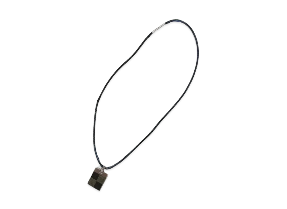 Louis Vuitton Pendentif Necklace "Black/Silver"