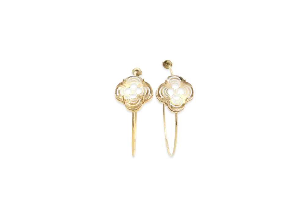 Louis Vuitton Arafori Earrings "Gold"
