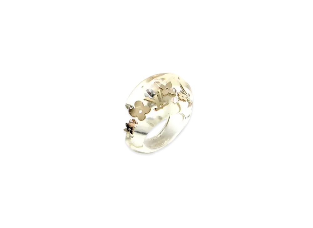Louis Vuitton Inclusion Ring "Crystal/Gold"