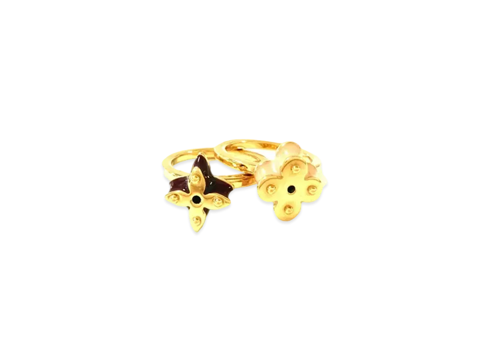 Louis Vuitton Sweet Charm Ring "Pink/Bordeaux/Gold"