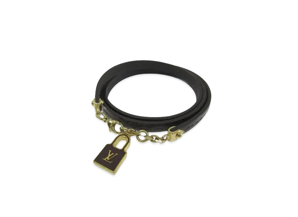 Louis Vuitton Commit Vernis Padlock Bracelet "Amarant"