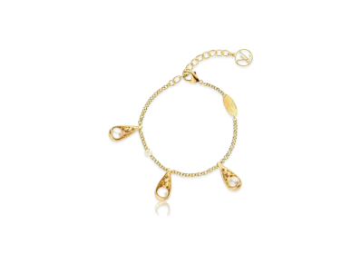 Louis Vuitton Collier Pearly Gram Bracelet "Gold"