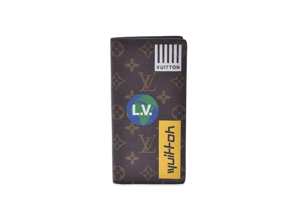Louis Vuitton Brazza Wallet Monogram Logo Story