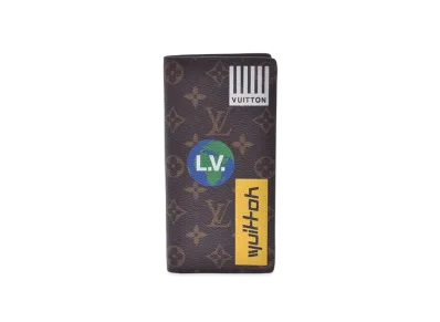 Louis Vuitton Brazza Wallet Monogram Logo Story