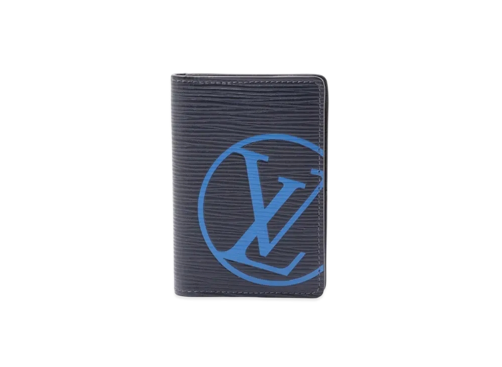 Louis Vuitton Pocket Organizer Epi Initial "Blue Marine"