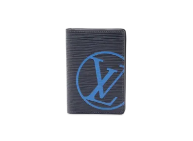 Louis Vuitton Pocket Organizer Epi Initial "Blue Marine"