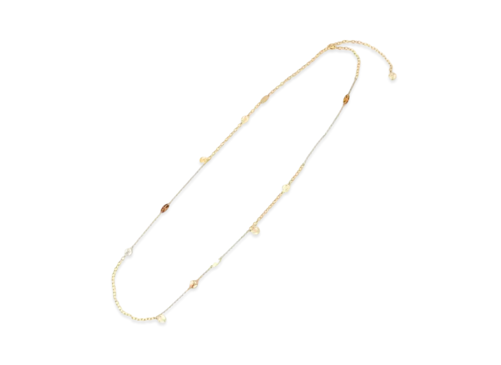 Louis Vuitton Sautoir Logomania Necklace "Gold/Silver"