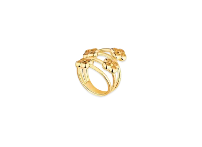Louis Vuitton Flower Full Ring "Gold"