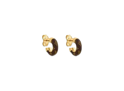 Louis Vuitton Wild LV Mini Hoop Earrings "Gold"