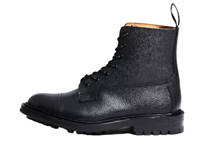 Tricker’s Grassmere 4497S Scotch Grain "Black" M6895 Commando Sole