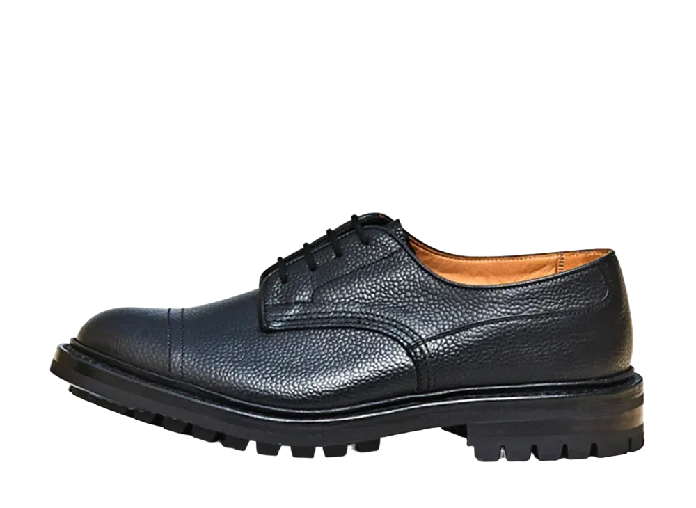 Tricker’s Matlock 4497S Scotch Grain "Black" M6896 Commando Sole