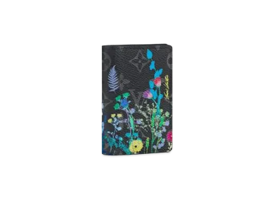 Louis Vuitton Pocket Organizer Monogram Eclipse Floral Print