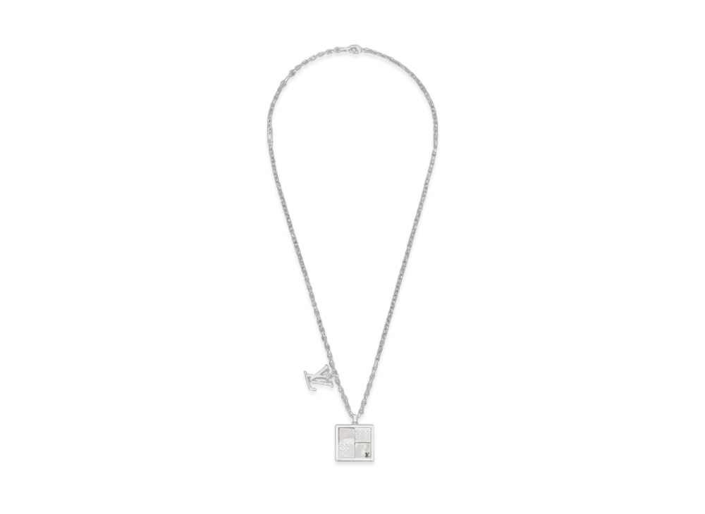 Louis Vuitton Dandy Necklace "Silver"
