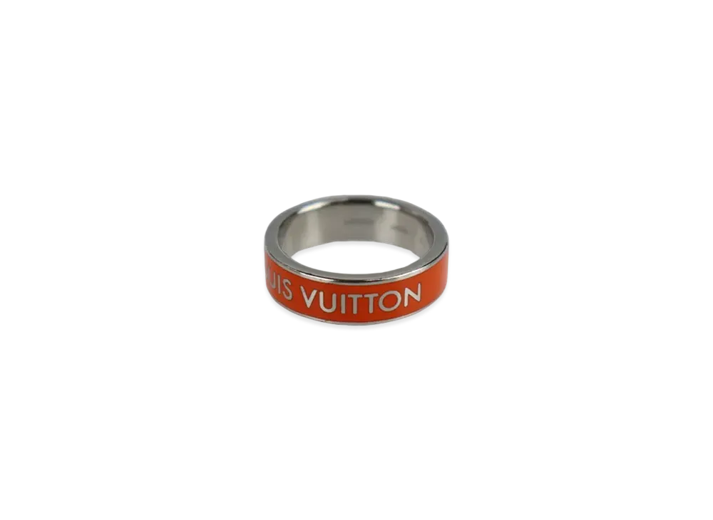 Louis Vuitton LV Inclusion Ring "Silver/Orange"