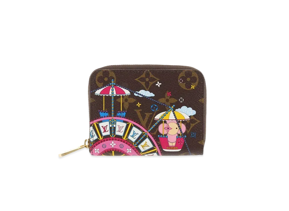 Louis Vuitton Zippy Coin Purse Monogram Vivienne Holiday 2020 "Rose Ballerine"