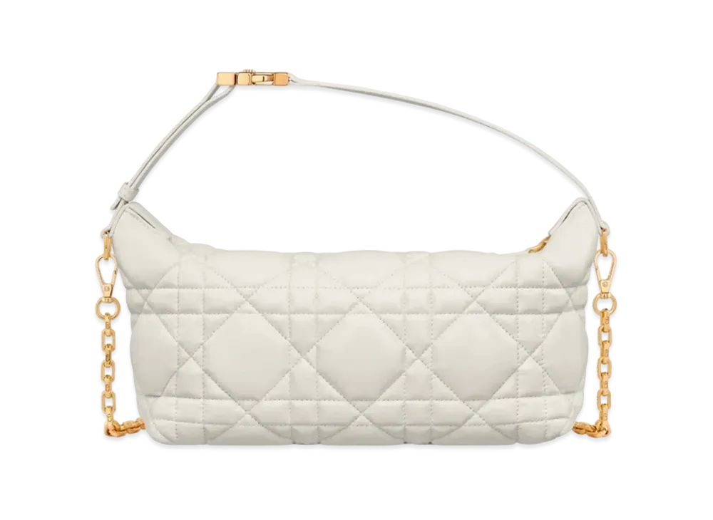 Dior Small Nomad Bag Macro Cannage Calfskin "Latte"