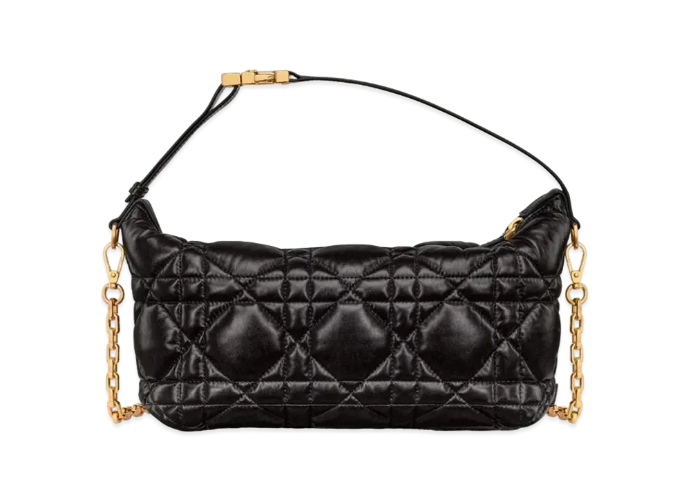 Dior Small Nomad Bag Macro Cannage Calfskin "Black"