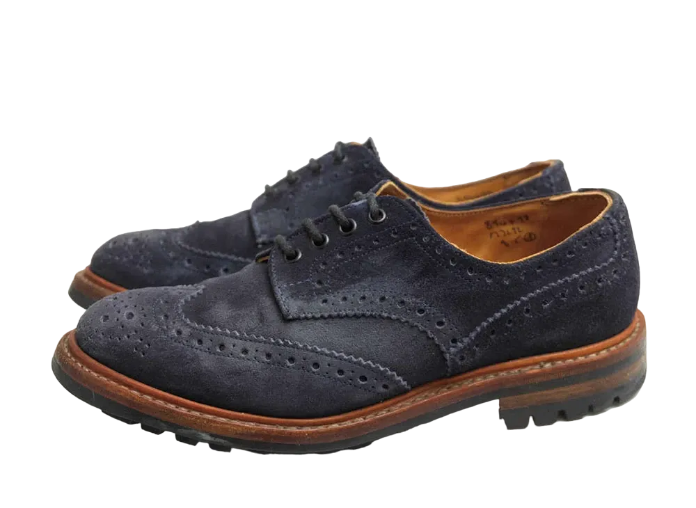 Tricker’s x JUNYA WATANABE COMME des GARCONS MAN Suede "Navy" M7292 Vibram Sole