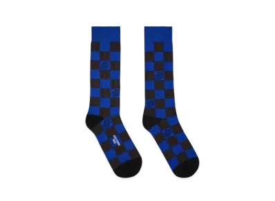 Louis Vuitton Damier Pop Socks "Blue"