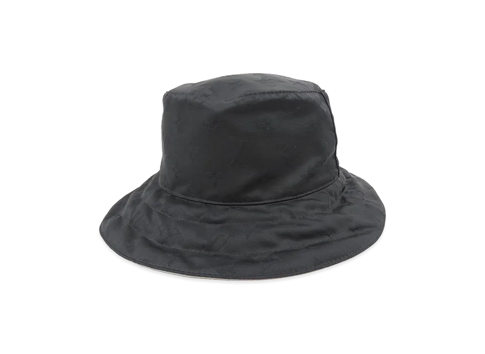 Louis Vuitton Bonnet Monogram Appearing Hat "Black"