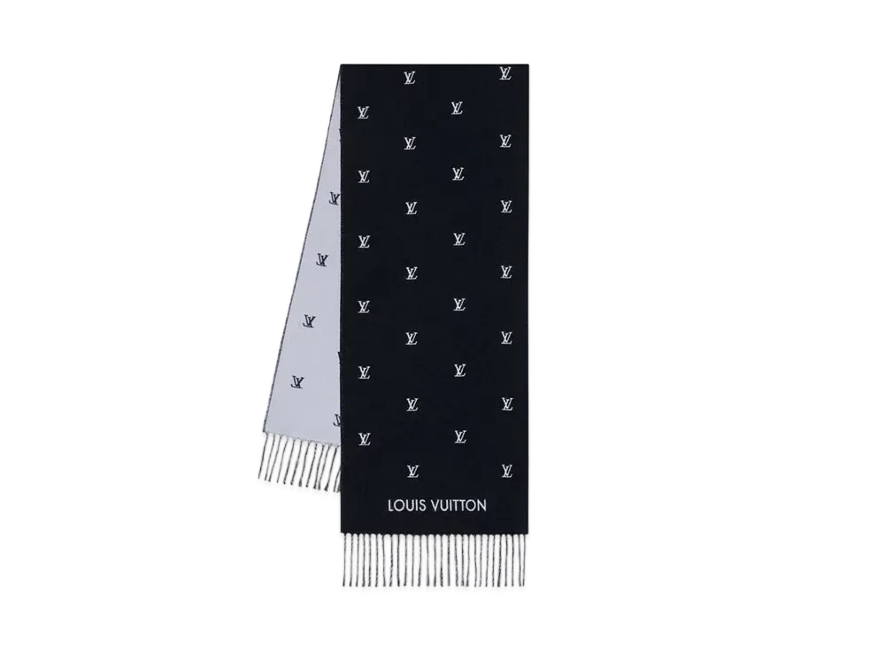 Louis Vuitton LV Blason Scarf "Noir"