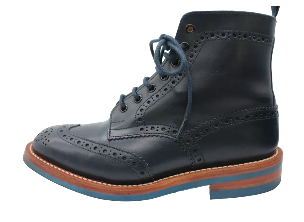 Tricker’s x JUNYA WATANABE COMME des GARCONS MAN Wing Tip Shoes Leather "Navy" M7793