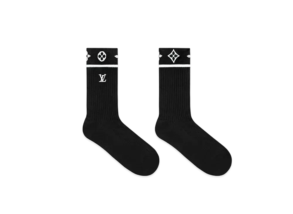 タイラーザクリエイター x ルイヴィトン モノグラム クラギー ソックス