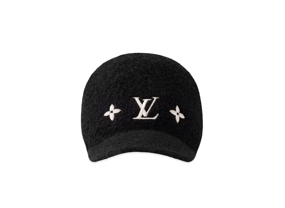 ルイヴィトン キャップ・ウールグラム "ノワール" M7834M