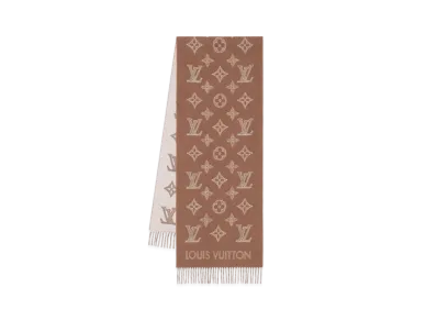Louis Vuitton MNG Shadow Scarf "Noisette"