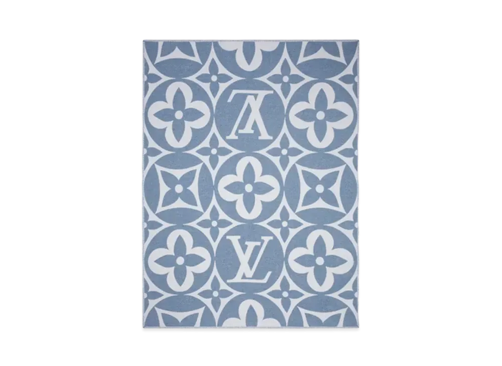 Louis Vuitton LV Medallion Blanket "Blue"