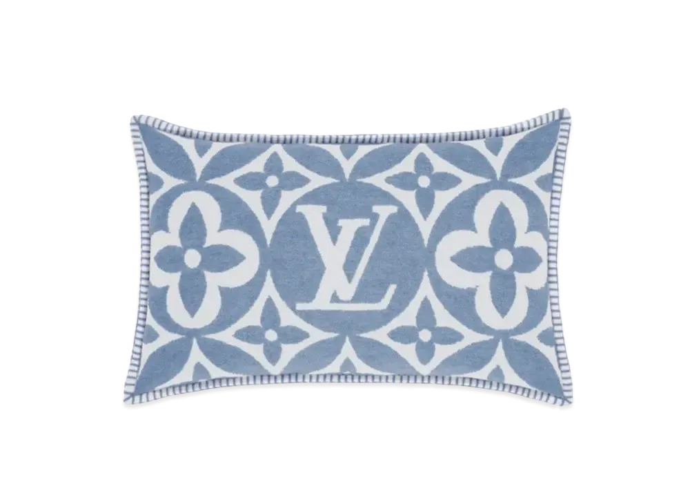 Louis Vuitton LV Medallion Cushion "Blue"