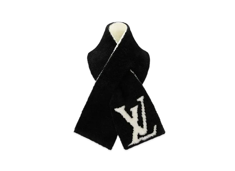 Louis Vuitton Comfy Scarf "Noir/White"