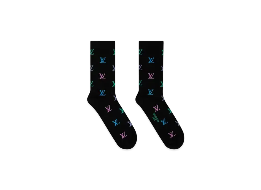 ルイヴィトン x 村上隆 ソックス モノグラム チェリー 