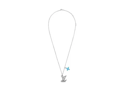 Louis Vuitton LV Initiales Pendant "Silver"