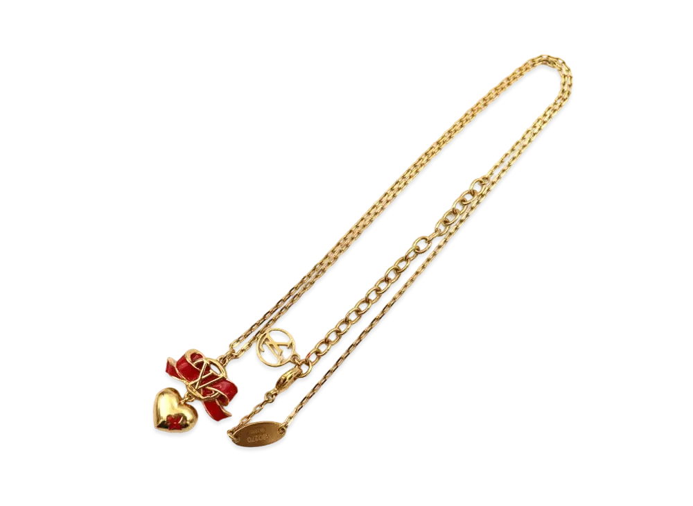 Louis Vuitton Love Romance Necklace "Gold"